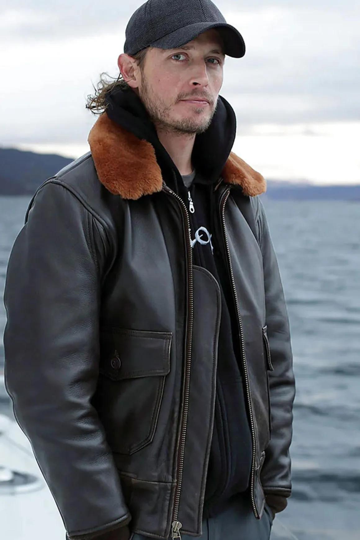 Blouson Homme Cockpit Usa Z201035M Brown