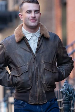 Blouson Homme Cockpit Usa Z21P007 Brown