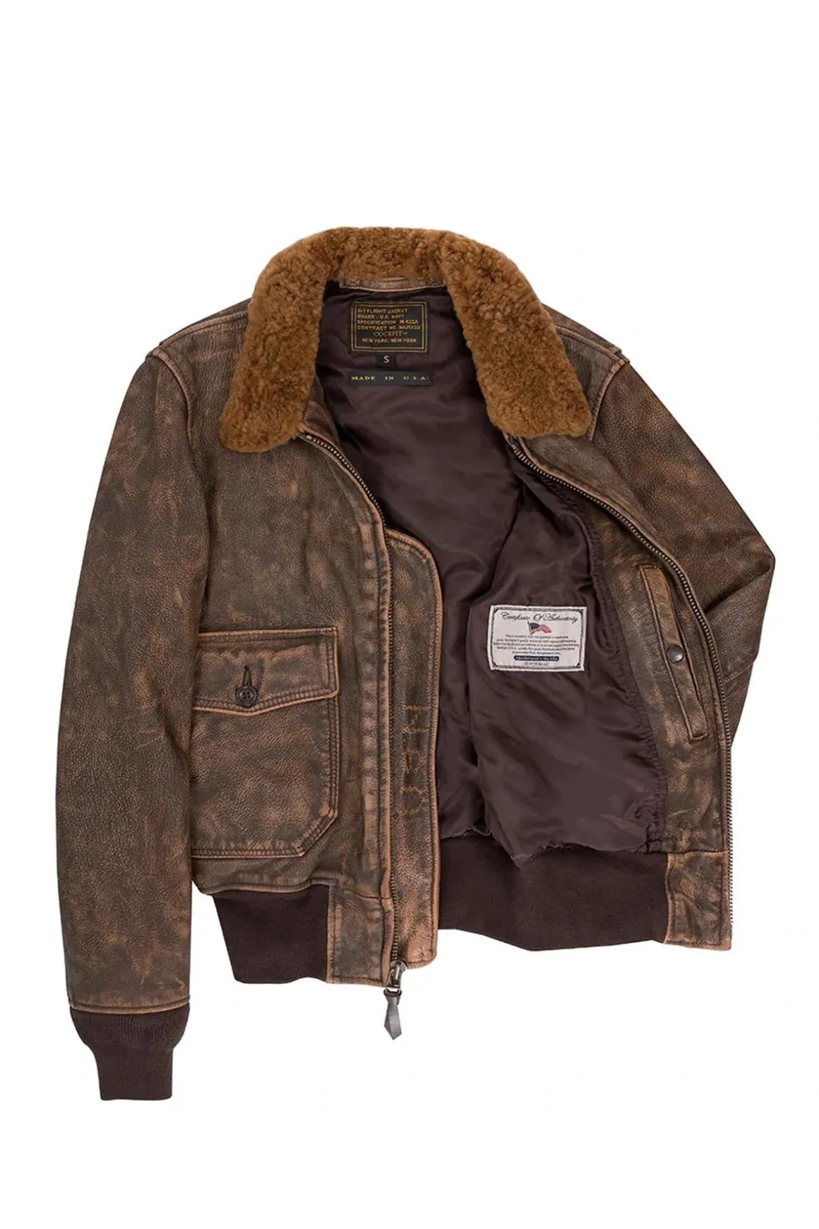 Blouson Homme Cockpit Usa Z21P007 Brown