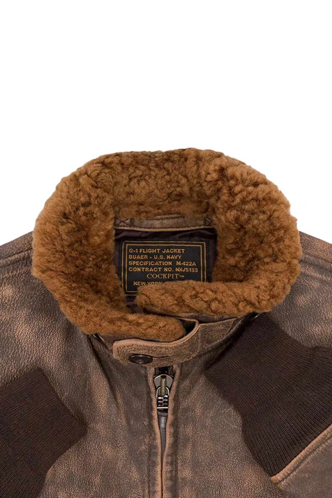 Blouson Homme Cockpit Usa Z21P007 Brown