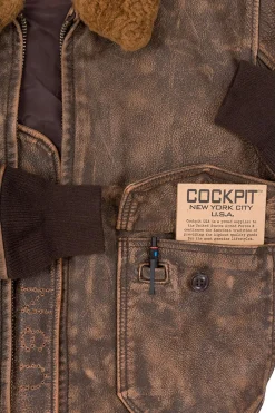 Blouson Homme Cockpit Usa Z21P007 Brown