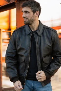 Blouson Homme Cockpit Usa Z21V41 Brown