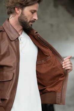 Blouson Homme Cooper Original Russet Antique Cowhide A-2