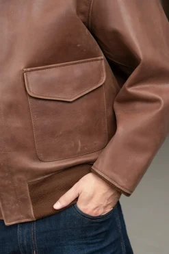 Blouson Homme Cooper Original Russet Antique Cowhide A-2