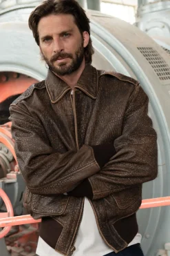 Blouson Homme Cooper Original 50 Mission Wwii Sheepskin A-2