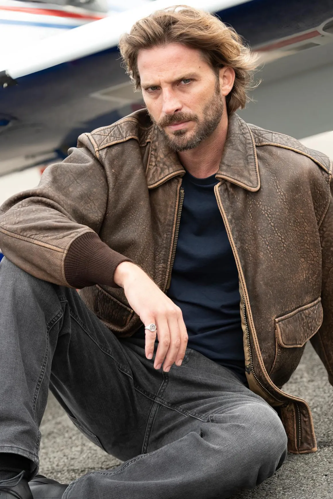 Blouson Homme Cooper Original 50 Mission Wwii Sheepskin A-2