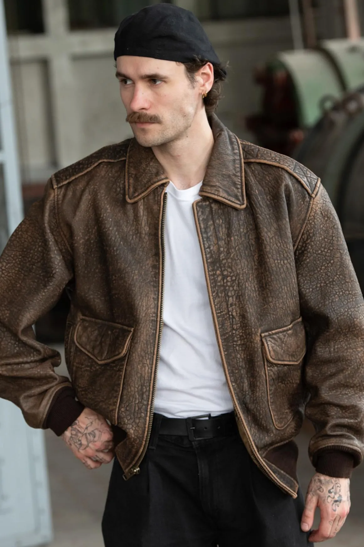 Blouson Homme Cooper Original 50 Mission Wwii Sheepskin A-2