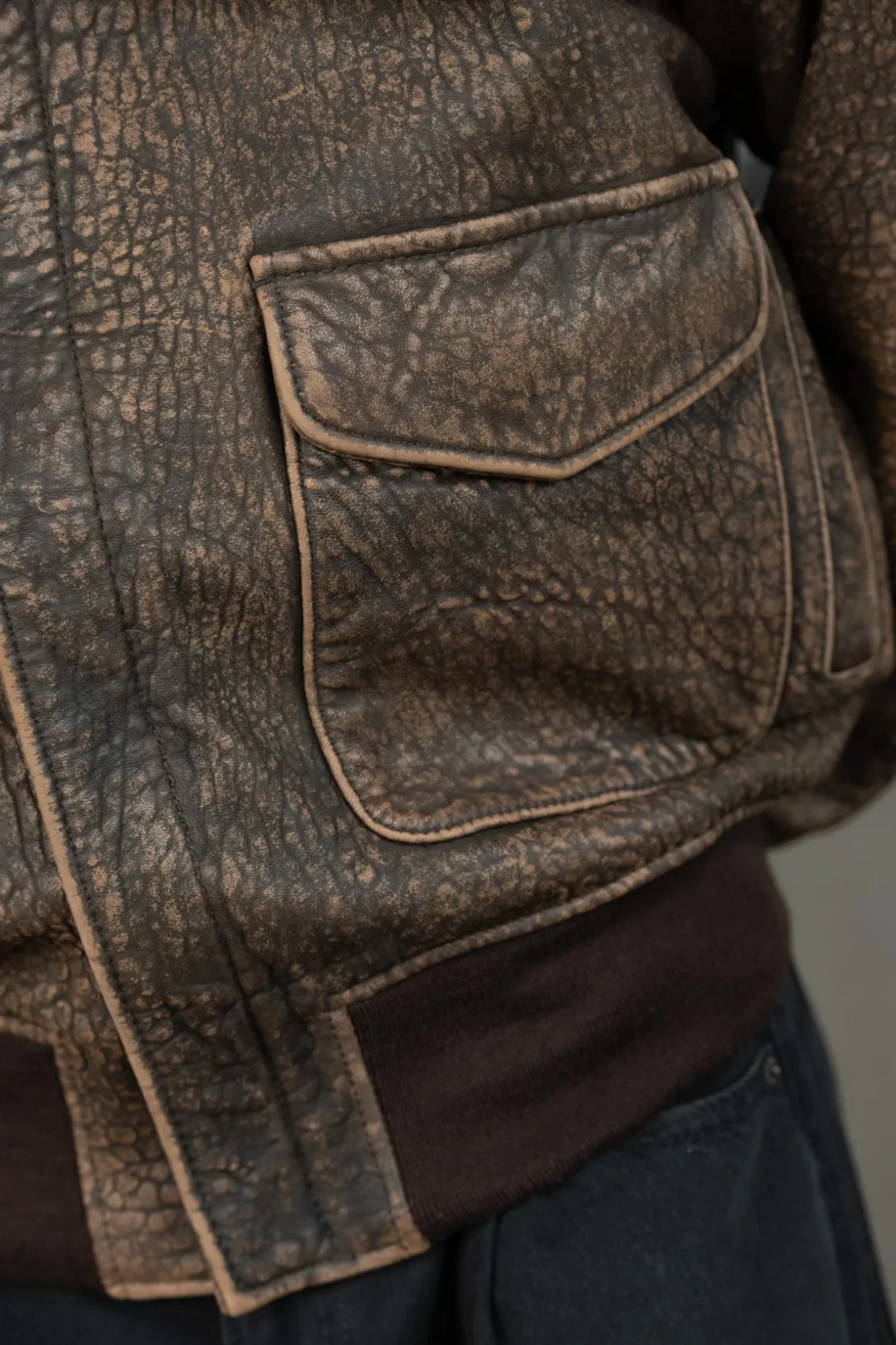 Blouson Homme Cooper Original 50 Mission Wwii Sheepskin A-2