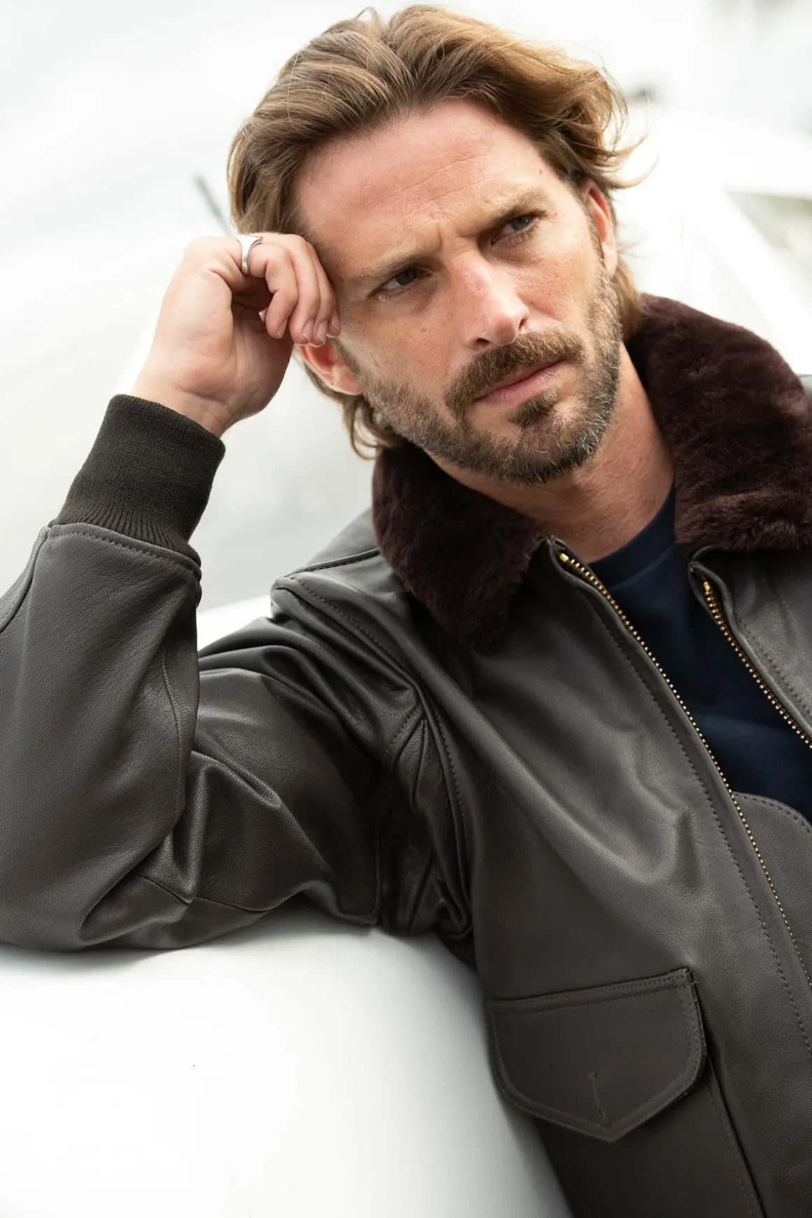 Blouson Homme Cooper Original Old Cooper G1 Brown