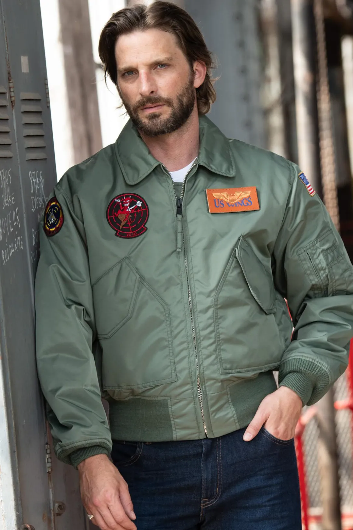 Blouson Homme Cooper Original Maverick Cwu-45P Kaki