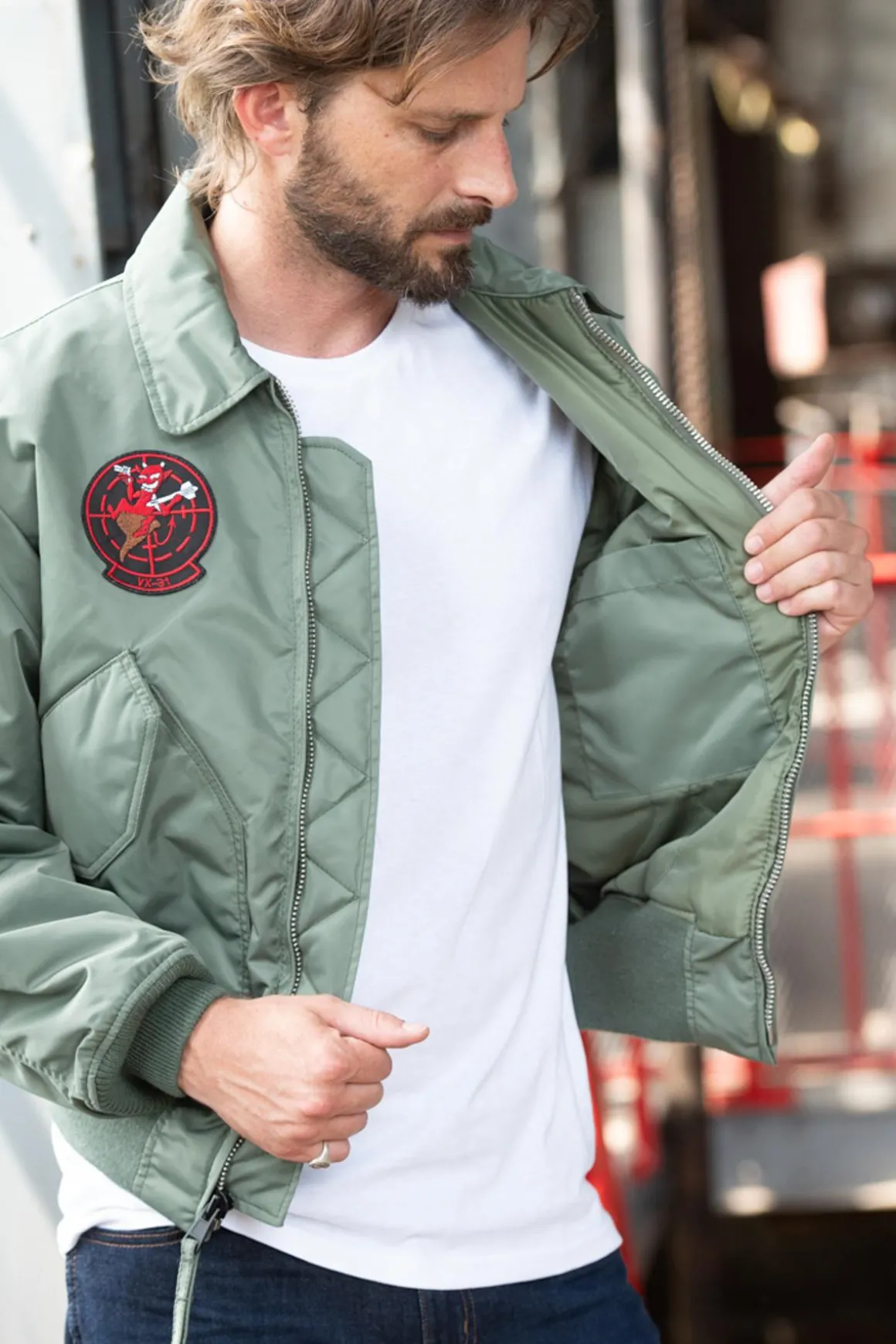 Blouson Homme Cooper Original Maverick Cwu-45P Kaki