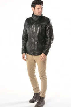 Blouson Homme Daytona Anderson Ic Sheep Tiger Black