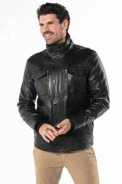 Blouson Homme Daytona Anderson Ic Sheep Tiger Black