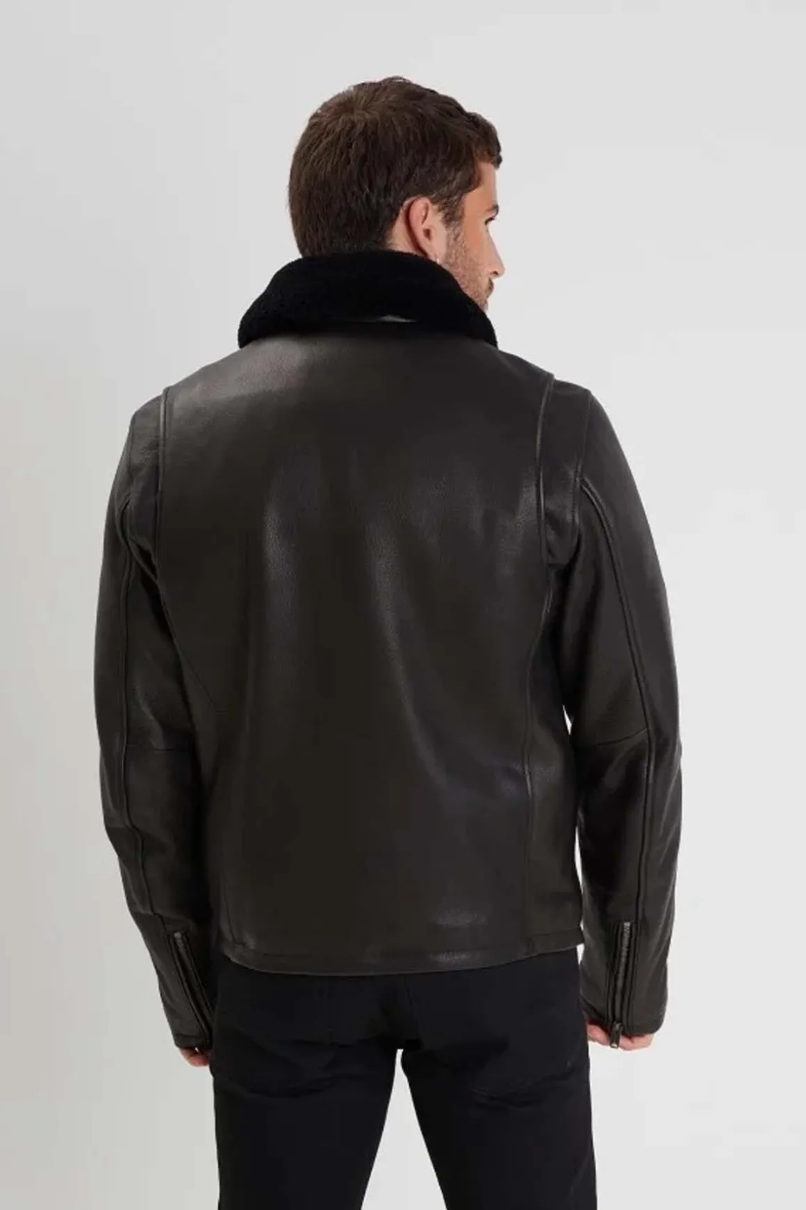 Blouson Homme Daytona Asphalt Cow Malibu Black