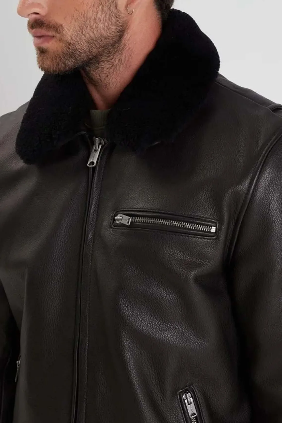 Blouson Homme Daytona Asphalt Cow Malibu Black