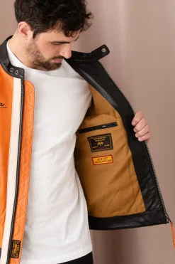 Blouson Homme Daytona Boller Sheep Atlas Veg Burnt Orange