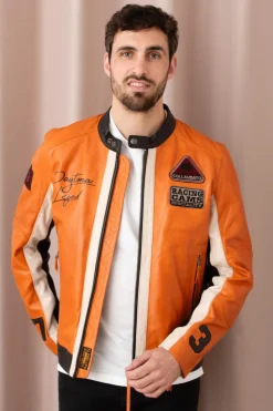 Blouson Homme Daytona Boller Sheep Atlas Veg Burnt Orange