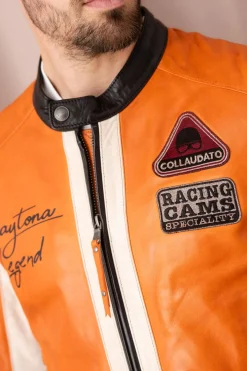 Blouson Homme Daytona Boller Sheep Atlas Veg Burnt Orange