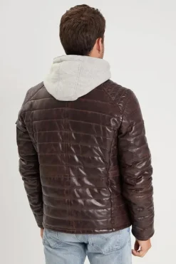 Blouson Homme Daytona Britten Sheep Elegant Reddish Brown