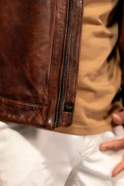 Blouson Homme Daytona Corning Sheep Veg Ro Cracker Rust