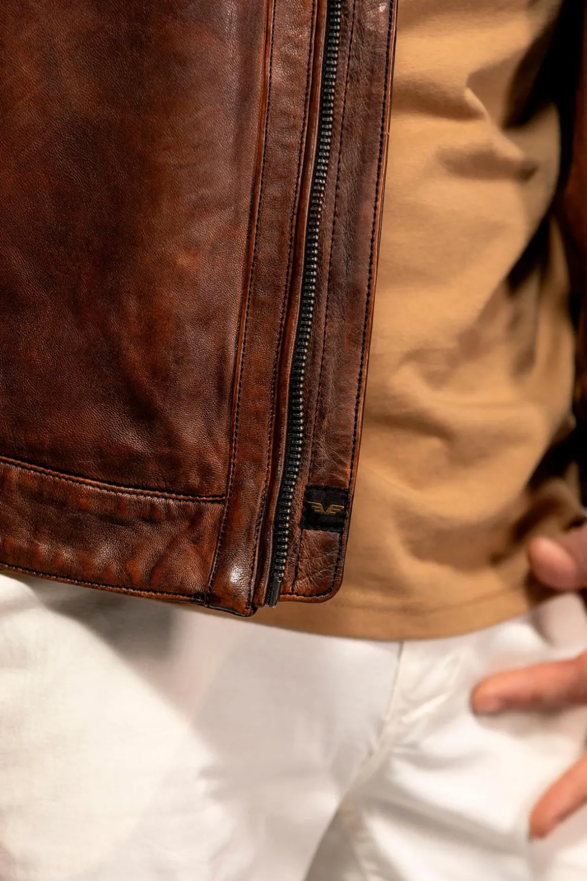 Blouson Homme Daytona Corning Sheep Veg Ro Cracker Rust