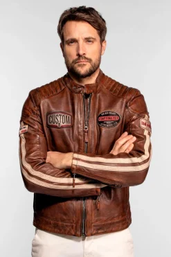 Blouson Homme Daytona Corning Sheep Veg Ro Cracker Rust
