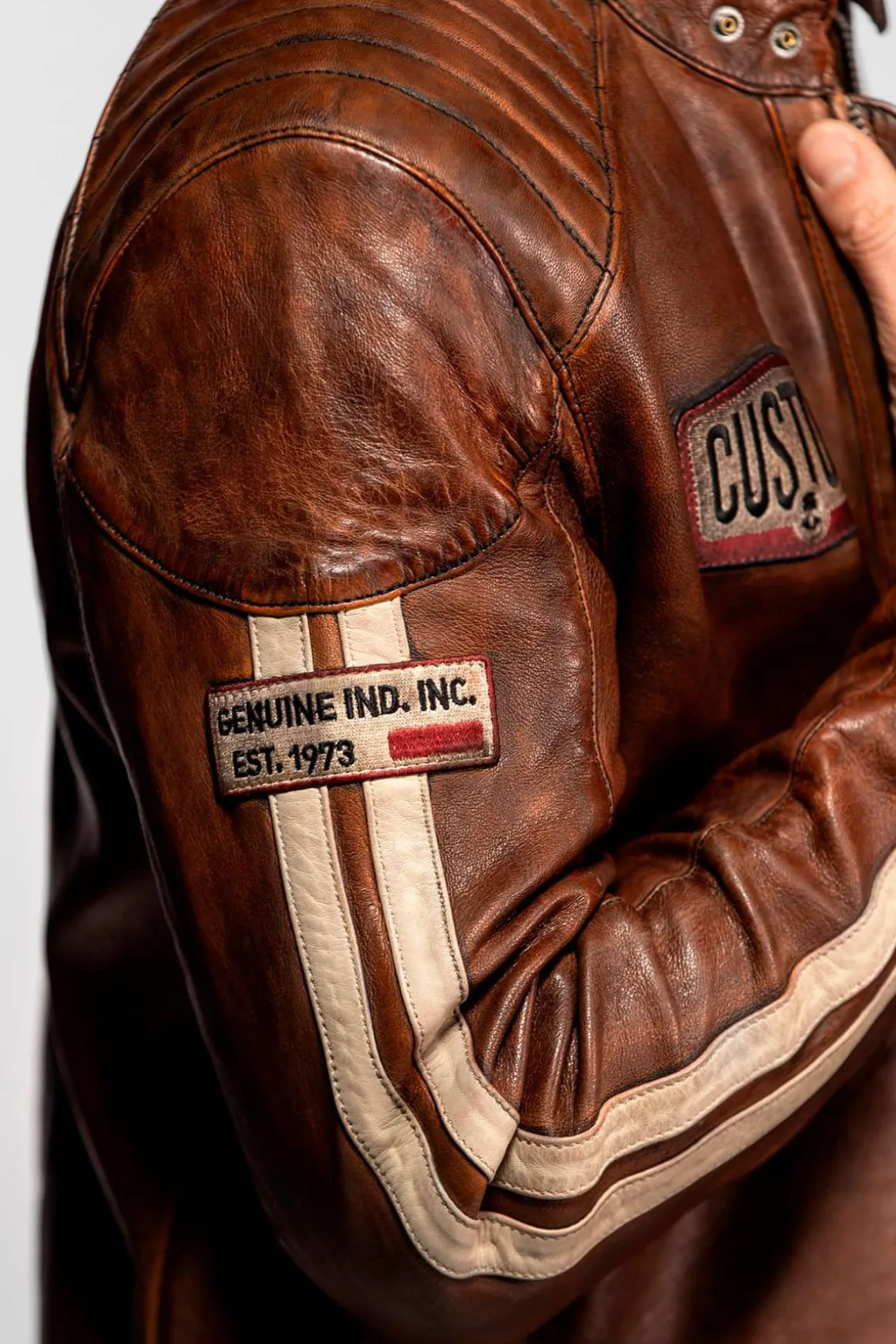 Blouson Homme Daytona Corning Sheep Veg Ro Cracker Rust