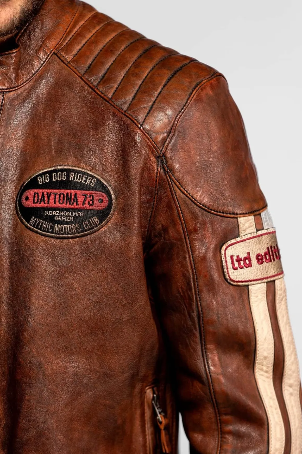 Blouson Homme Daytona Corning Sheep Veg Ro Cracker Rust