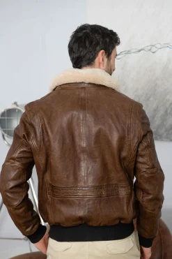 Blouson Homme Daytona Corsair Fur Sheep Petrol Bison
