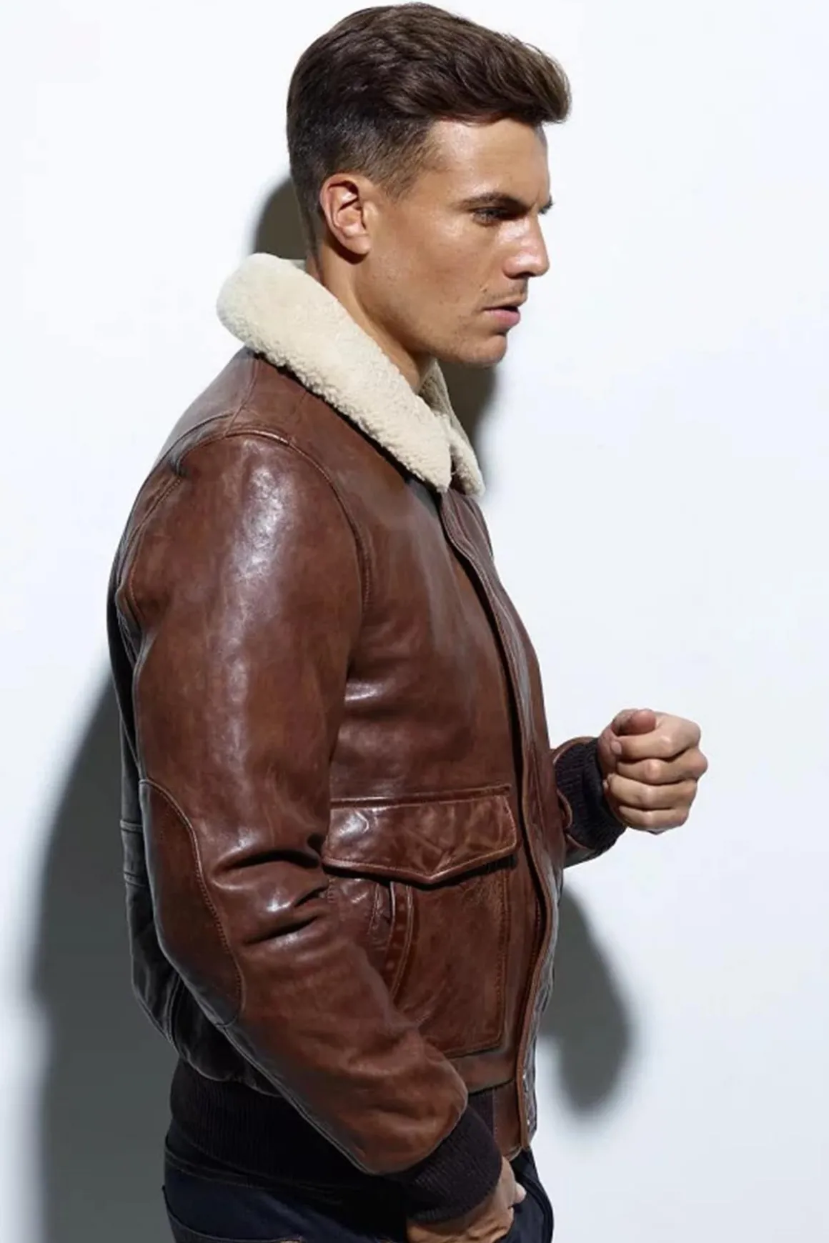 Blouson Homme Daytona Corsair Fur Sheep Petrol Bison