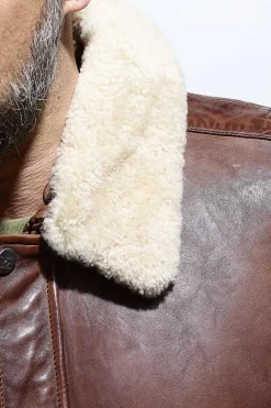 Blouson Homme Daytona Corsair Fur Sheep Petrol Bison