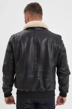 Blouson Homme Daytona Corsair Fur Sheep Petrol Black