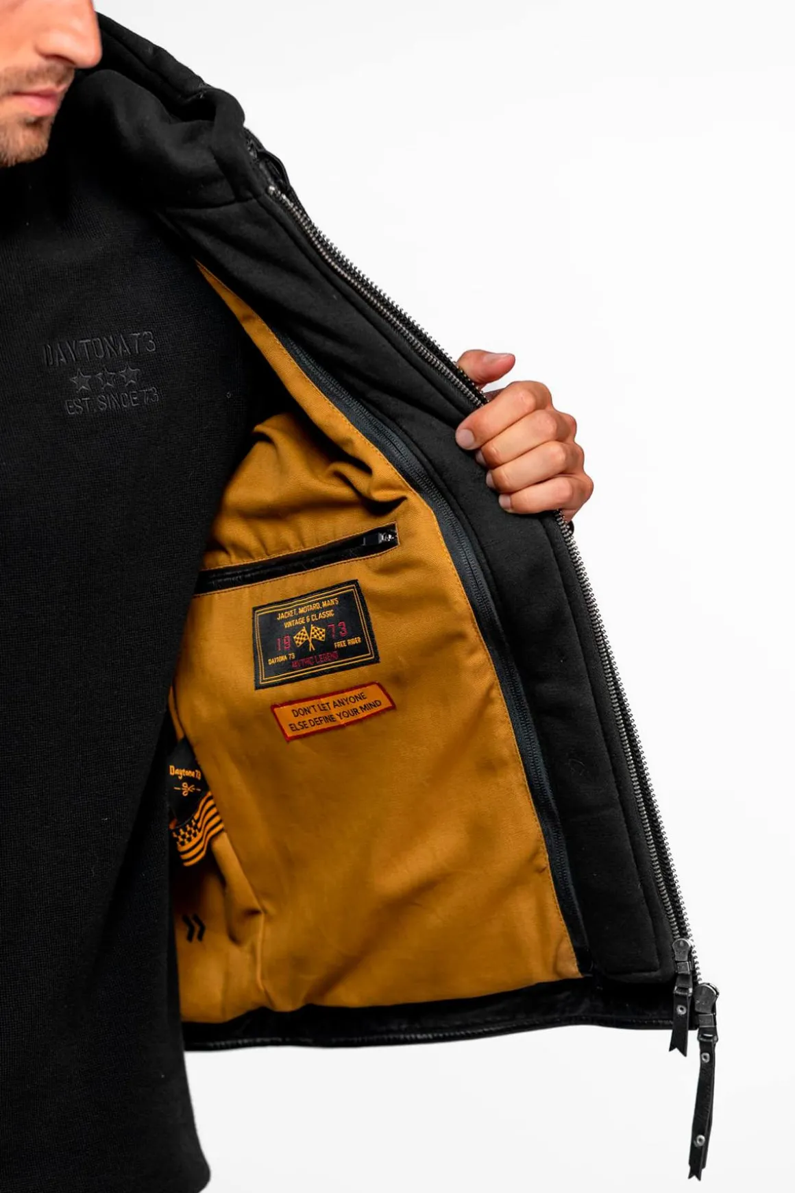 Blouson Homme Daytona Dodds Hood Lamb Vita Black