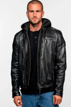 Blouson Homme Daytona Dodds Hood Lamb Vita Black