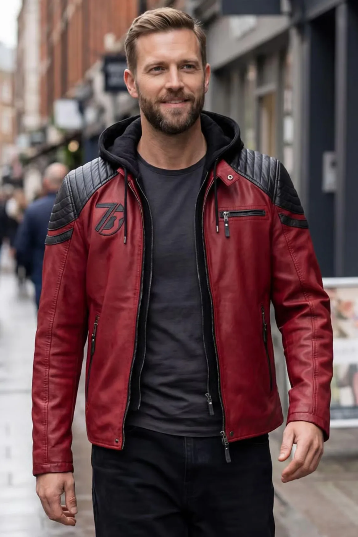 Blouson Homme Daytona Dodds Hood Lamb Vita Syrah