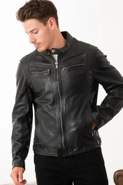 Blouson Homme Daytona Dustin Sheep Tiger Black