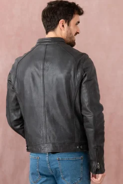 Blouson Homme Daytona Dustin Sheep Tiger Midnight Blue