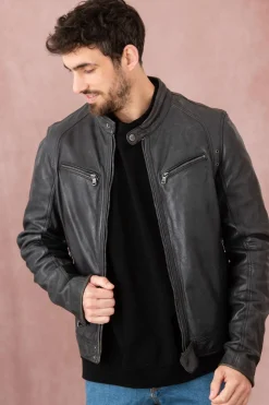 Blouson Homme Daytona Dustin Sheep Tiger Midnight Blue