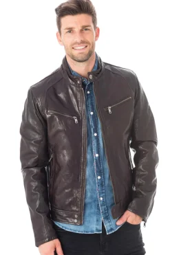 Blouson Homme Daytona Dustin Sheep Tiger Redish Brown