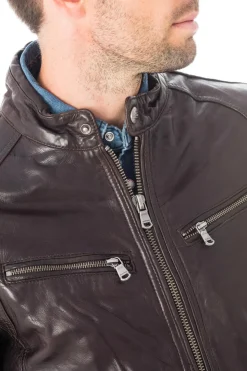 Blouson Homme Daytona Dustin Sheep Tiger Redish Brown