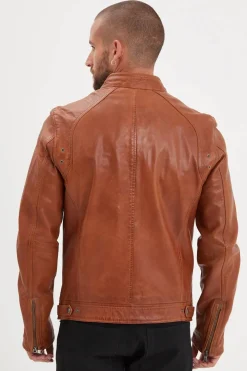 Blouson Homme Daytona Dustin Sheep Tiger Cognac