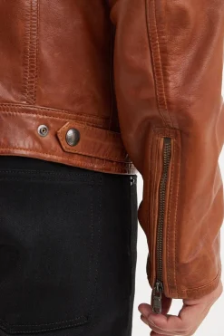 Blouson Homme Daytona Dustin Sheep Tiger Cognac