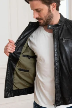 Blouson Homme Daytona Emerson Sheep Tiger Black