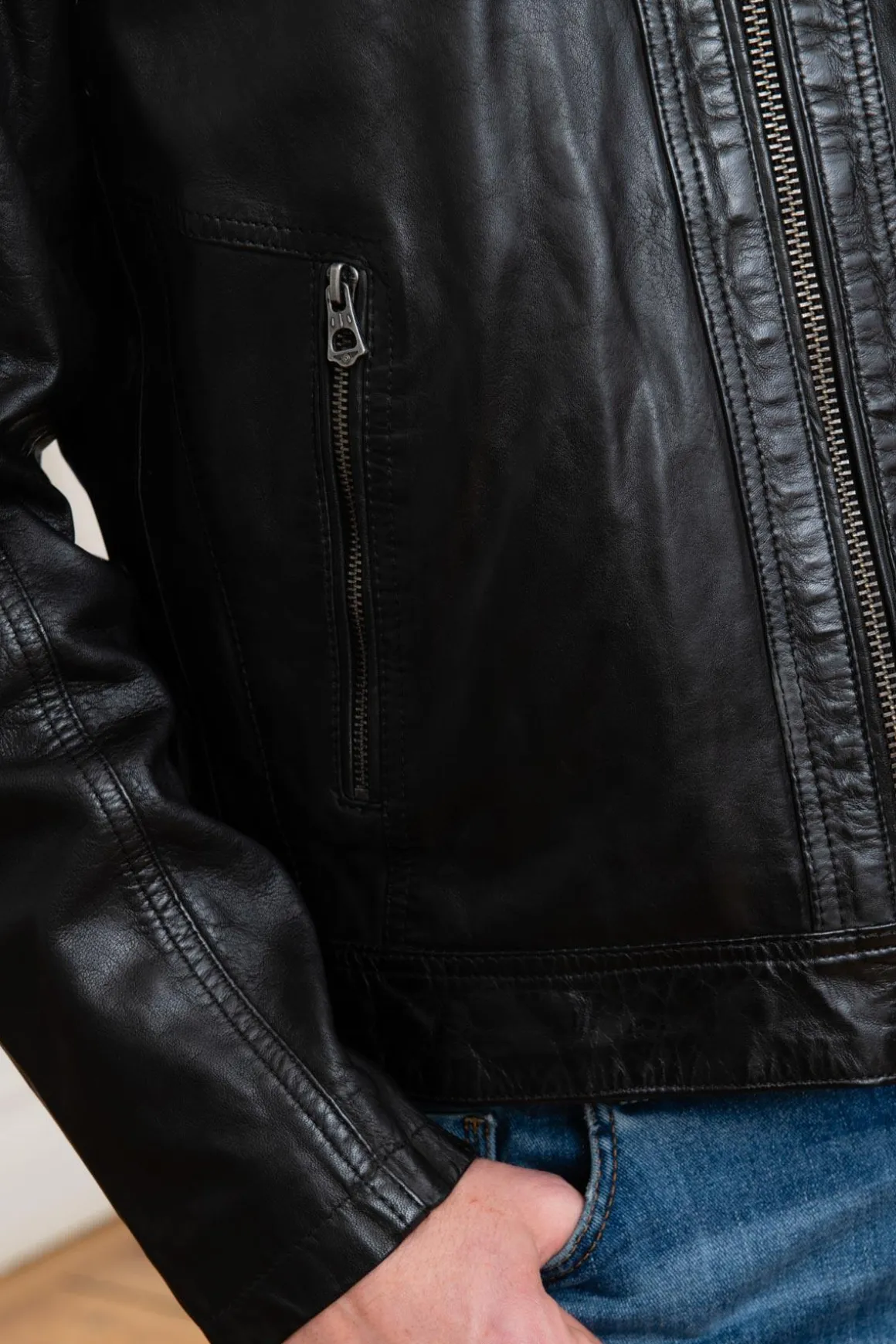 Blouson Homme Daytona Emerson Sheep Tiger Black