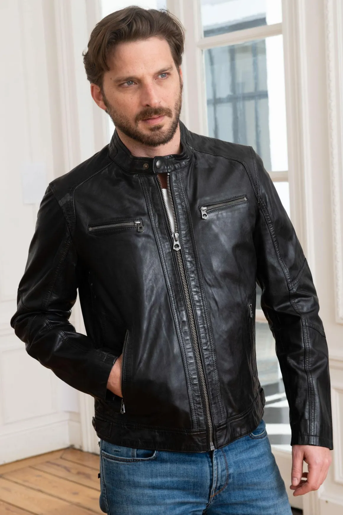 Blouson Homme Daytona Emerson Sheep Tiger Black