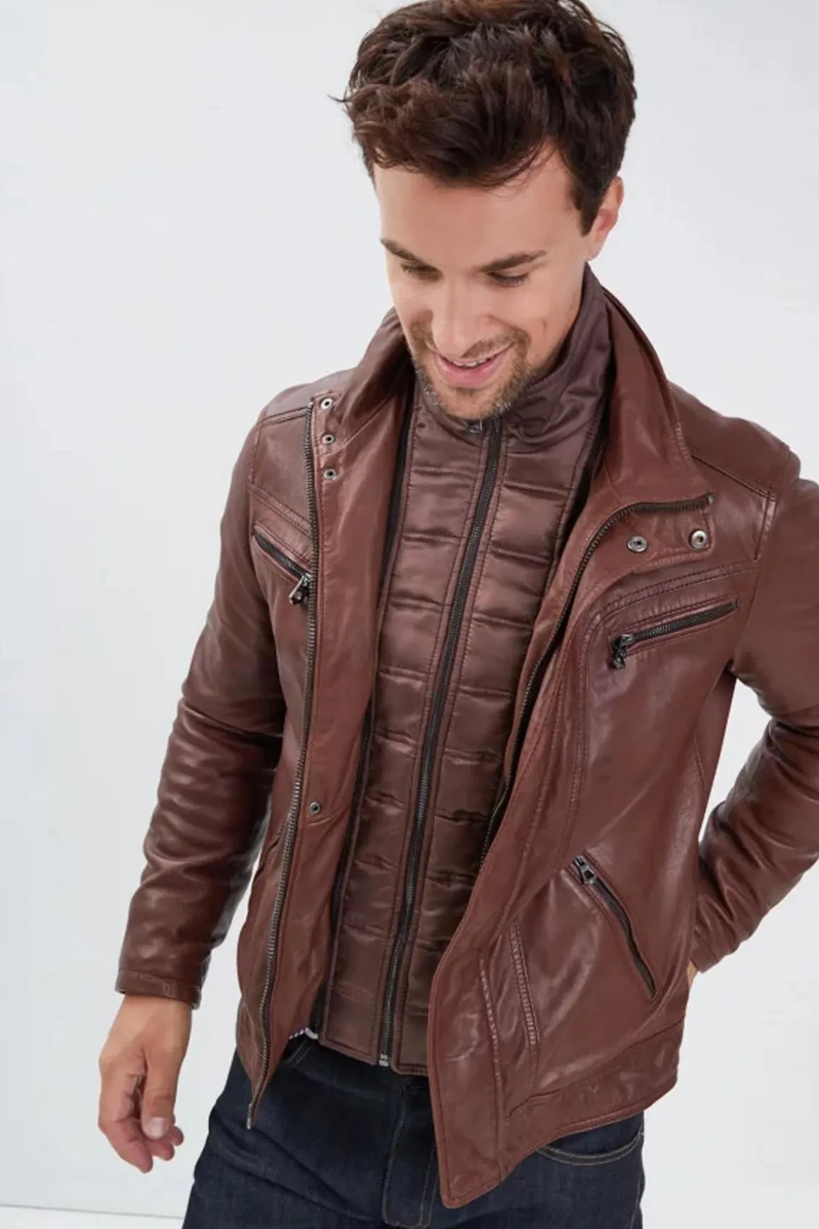 Blouson Homme Daytona Falcon Ic Sheep Manila Bison