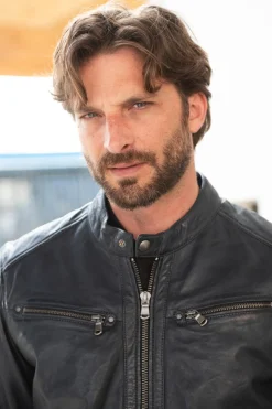 Blouson Homme Daytona Gafino Lamb Vita Navy Blue