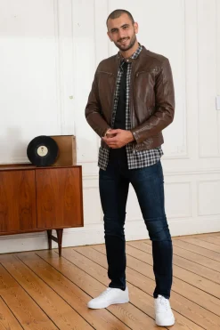 Blouson Homme Daytona Gafino Lamb Vita Bison