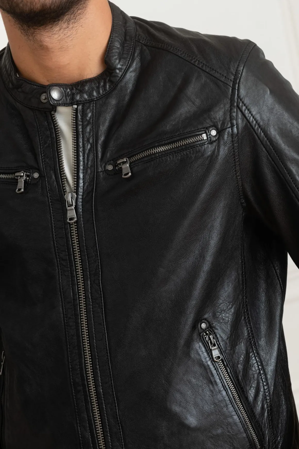 Blouson Homme Daytona Gafino Lamb Vita Black