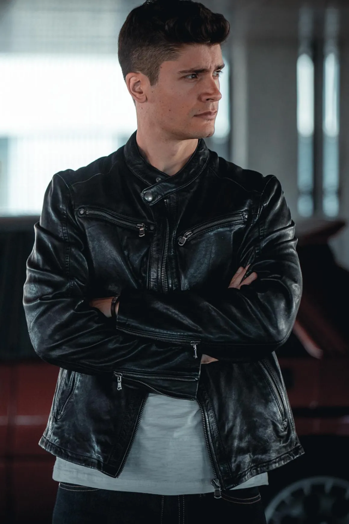 Blouson Homme Daytona Gafino Lamb Vita Black